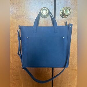 Portland Leather Goods Medium Zip Crossbody Tote
